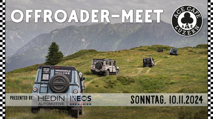Offroader-Meet im Ace Cafe Luzern