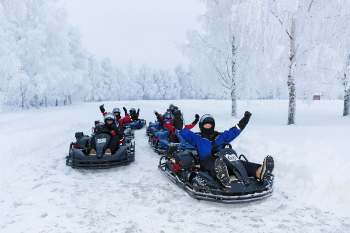 Arctic Ice Karting in Rovaniemi, Lapland