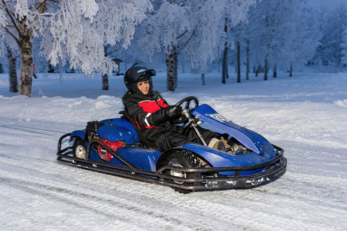 Arctic Ice Karting in Rovaniemi, Lapland