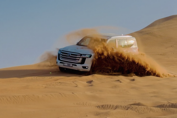 Unique MORNING Combo 4WD Safari and 30min Quad Bike in Open Desert